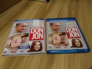 Don Jon With Rare Slipcover Blu - Ray/dvd,  2013,  2 - Disc Set Discs No Digi 990