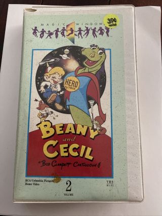 Beany And Cecil Volume 2 - Bob Clampett Cartoon - Rare 1984 Vhs Tape