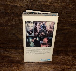 My Bloody Valentine VHS (1982,  Paramount) GATEFOLD Release RARE 2