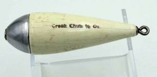 Vintage Creek Chub Bait Co.  Casting Weight 5/8 Oz.