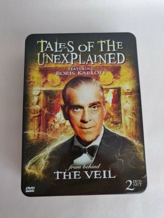 Tales Of The Unexplained From The Veil - Dvd - Boris Karloff - Rare - Metal Box