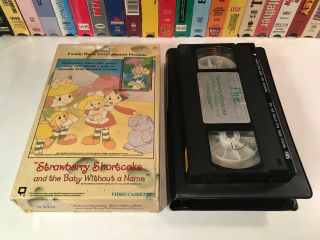 Strawberry Shortcake & The Baby Without A Name Vhs 1984 Rare Animation Big Box