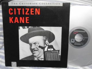 Rare Oop Criterion 1 Citizen Kane Laserdisc Film 1941 Orson Welles Classic