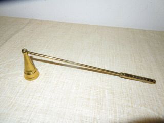 Vintage Brass Candle Snuffer 10.  5 "