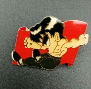 Fei Long Street Fighter Vintage Pin Badge Very Rare Capcom Games F/s 1inch Japan