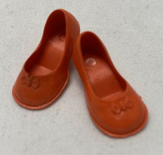 Vintage Signed Cosmopolitan 1957 Little Miss Ginger Orange Shoes Heels