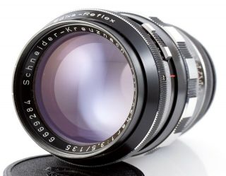 Rare Schneider - Kreuznach Lens Tele - Xenar 3.  5/135 Preset M42 Mount 135mm F/3.  5