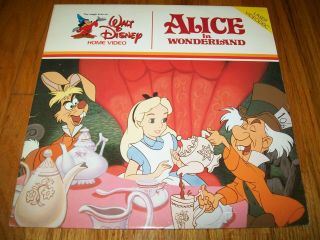 Alice In Wonderland Laserdisc Ld Very Rare Walt Disney