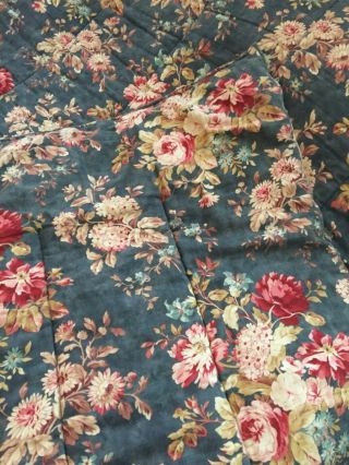 Rare Ralph Lauren Chadwick Floral King Comforter French Country Shabby Chic