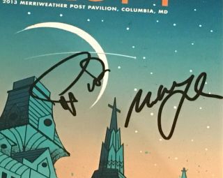 Phish (3/4) Rare In Person Hand Signed Concert Poster 8x10 Photo W/Proof,  3 2