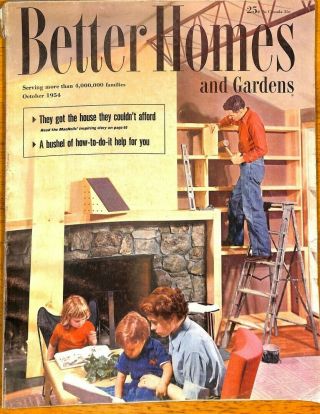 Better Homes And Gardens,  October 1954