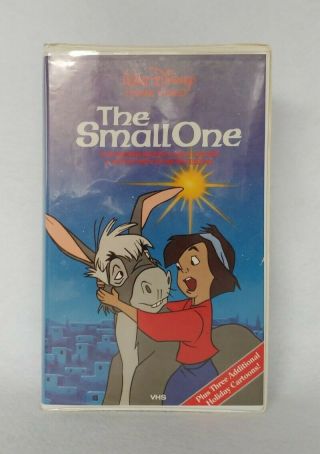 Walt Disney The Small One Vhs Home Video Tape Clamshell Case - - Rare Version