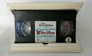 Walt Disney The Small One VHS Home Video Tape Clamshell Case - - RARE Version 2