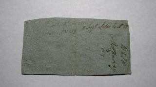 1754 Thirty Shillings North Carolina NC Colonial Currency Note Bill RARE 30s 2