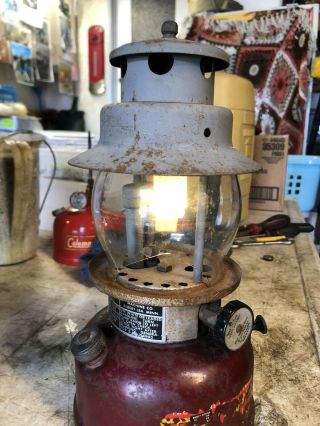 Vintage Agm Kl - 2 Kooklite Parts Lantern,  Steel Fount