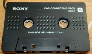 Sony Cassette Adapter Cpa 7 Car Connecting &