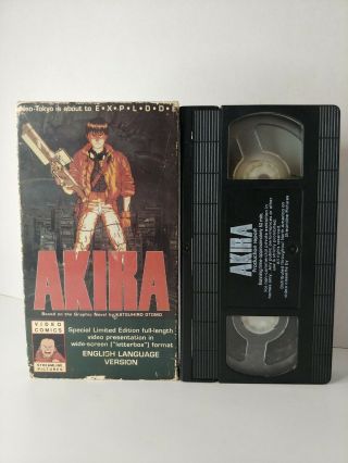 Akira Special Limited Edition 1989 Vhs Streamline Anime Rare Letterbox