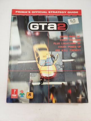 Grand Theft Auto 2 (gta2) (playstation) Official Prima Strategy Guide Rare