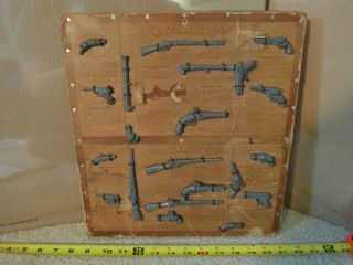 Rare Vintage Corn Flakes Mail - Away " 1000 Years Of Guns " Diecast Toy Firearms