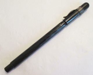 Rare Early " Swan " 3001obl Eyedropper Fountain Pen In Mabie,  Todd & Bard Case Black