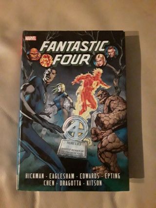 Fantastic Four Hardcover Omnibus Volume 1 Jonathan Hickman Out Of Print Rare