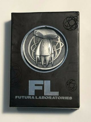 Rare Futura 2000 " Johnny " Coin Fl Laboratories Complexcon Kaws Unkle Uniqlo