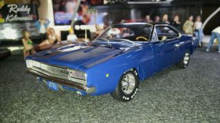 1968 Dodge Charger (blue) Auto World Aw111 (christine) Movie Car 1:18 Rare