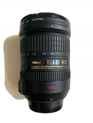 Nikon Nikkor Af - S 18 - 200mm F3.  5 - 5.  6 G Ed Dx Vr Lens - Rarely