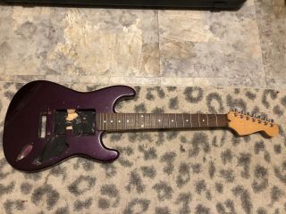 Rare Fender Squier Stratocaster Vii 7 String Project Guitar