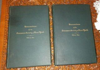 Transactions Of The Linnaean Society Of York Vol 1&2 Rare 1882 84 1st Ed Set