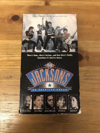 Jacksons,  The: An American Dream (vhs,  1993,  2 - Tape Set) Rare Out Of Print