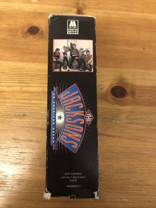 Jacksons,  The: An American Dream (VHS,  1993,  2 - Tape Set) Rare Out Of Print 3