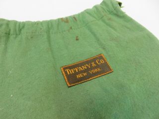 Tiffany & Co York Anti Tarnish Presentation Storage Bag Pouch 7 1/2 X 8 1/8
