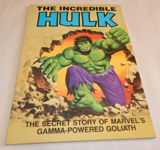 The Incredible Hulk Graphic Novel 1981 Vintage Marvel Ideals Rare