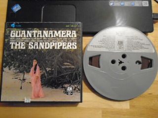 Rare Oop The Sandpipers 4 Track Reel To Reel Guantanamera Beatles Pete Seeger