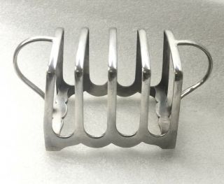 Vintage Silver Plated Small Toast Rack,  Atkin Brothers,  Sheffield