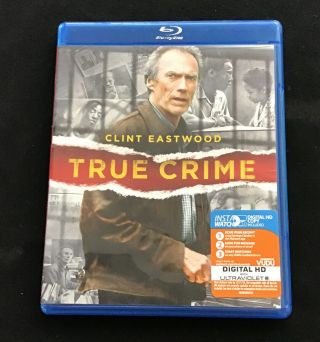 True Crime Rare Blu Ray Thriller Clint Eastwood Denis Leary James Woods 1999