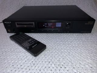 Rare Sony Mds - 501 Minidisc Recorder Player Deck W/ Remote