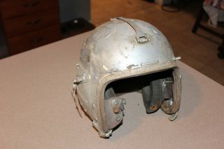 Rare Vintage U.  S.  Air Force Military Flying Protective Fighter Pilot Helmet P - 1a