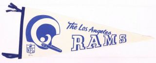Los Angeles Rams 1967 Nfl Football Vintage Rare One Bar Pennant Full Size