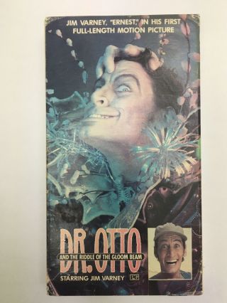 Dr.  Otto And The Riddle Of The Gloom Beam Vhs.  Rare.  Jim Varney (ernest)