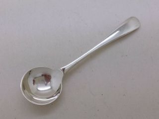 Vintage 1984 Solid Sterling Silver Salt Spoon By Roberts & Belk Sheffield