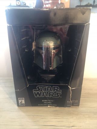 Star Wars Master Replicas Boba Fett Sw - 359 Scaled Helmet Rare