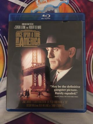 Once Upon A Time In America (1983) (blu - Ray Disc,  2011) Robert De Niro Rare Oop