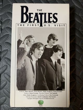 The Beatles: The First U.  S.  Visit (mpi,  Vhs,  1991) Vhs Rare Classic Vintage