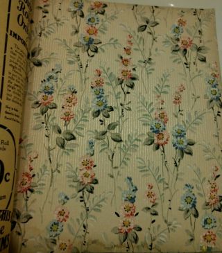 1929 Larkin Co Buffalo NY Wallpaper Book / Each Page An Actual Sample / Rare 3