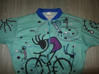Kucharik Clothing Cycling Bike Bicycle Pro Jersey Race Teal Blue Xxl 2xl Rare
