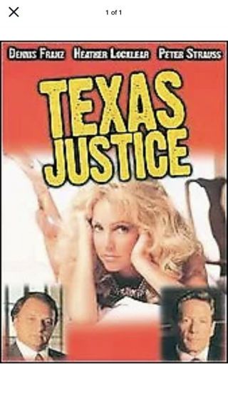 Texas Justice Dvds Rare Slim Case Heather Locklear Lifetime Tv Cult Film