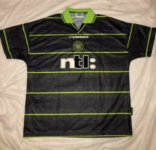 Umbro Celtic Away Shirt 1998 / 1999 Rare Vintage Xxl A,