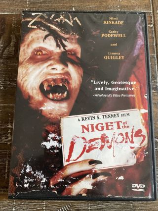Night Of The Demons (2004) Rare Anchor Bay Dvd - 1987 Horror Movie - Linnea Quigley